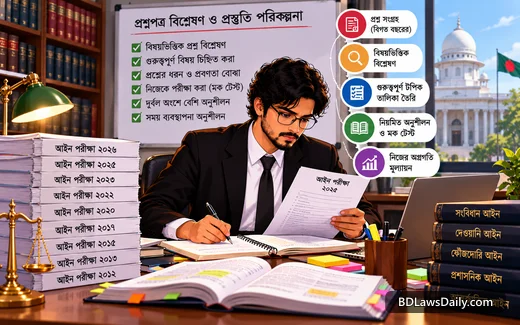 আগের বছরের প্রশ্নপত্র আইন পরীক্ষার প্রস্তুতিতে কীভাবে কাজে লাগাবেন?