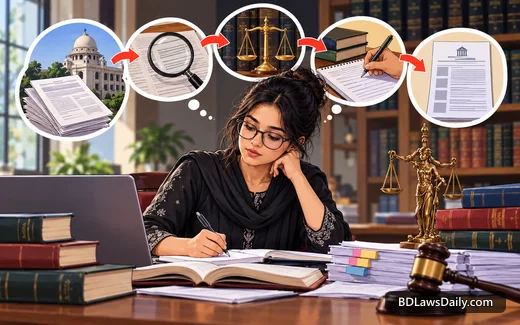 Case Comment বা রায় পর্যালোচনা কীভাবে লিখবেন: আইন শিক্ষার্থীর জন্য ধাপে ধাপে গাইড