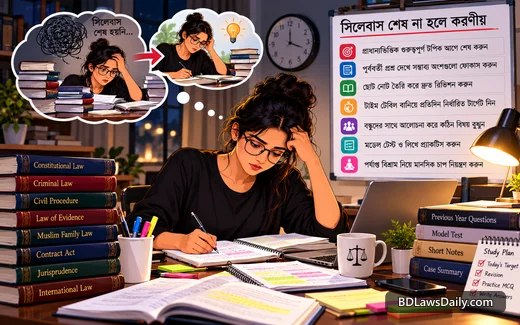 সেমিস্টার ফাইনালের আগে সিলেবাস শেষ না হলে কী করা উচিত?