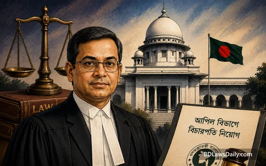 আপিল বিভাগে নতুন বিচারপতি: হাইকোর্টের বিচারপতি মো. হাবিবুল গনির নিয়োগ