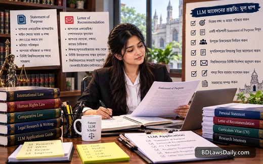 LLM আবেদনের সময় Statement of Purpose ও সুপারিশপত্র কীভাবে প্রস্তুত করবেন?