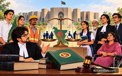 সংবিধানের ২৭ ও ২৮ অনুচ্ছেদ: আইনের দৃষ্টিতে সমতা ও বৈষম্যহীনতার নীতি আলোচনা কর